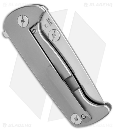 B'yond EDC Chunk Frame Lock Flipper Knife Gray Titanium (3.5" Satin)