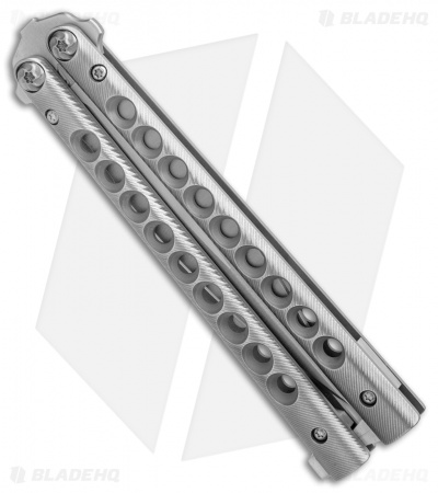 Biegler Bladeworks Custom Rockstyle Dagger Balisong Knife Ti (4.5" Satin) 
