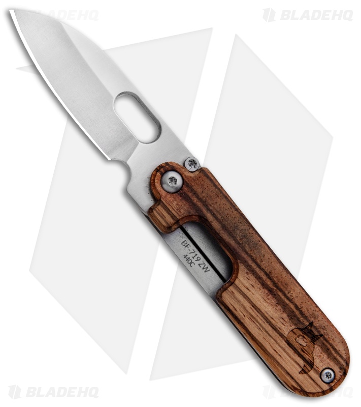 BlackFox Bean Gen 2 | EDC Slip Joint Knife | Zebrawood