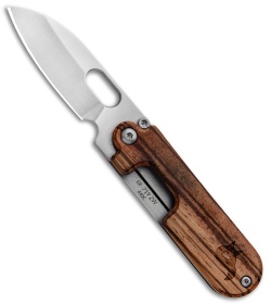 BlackFox Panchenko Bean Gen 2 Slip Joint Knife Zebrawood (2.1" Satin) BF-719 ZW