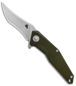 BlackFox Kravi Shai Liner Lock Knife Green G-10 (2.6" Satin) 