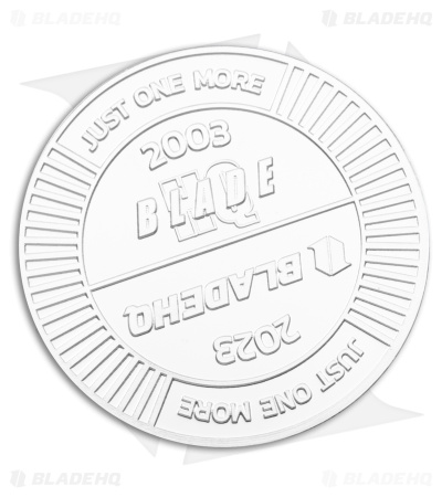 Blade HQ 20th Anniversary "Just One More" -- Silver Plated Coin USA