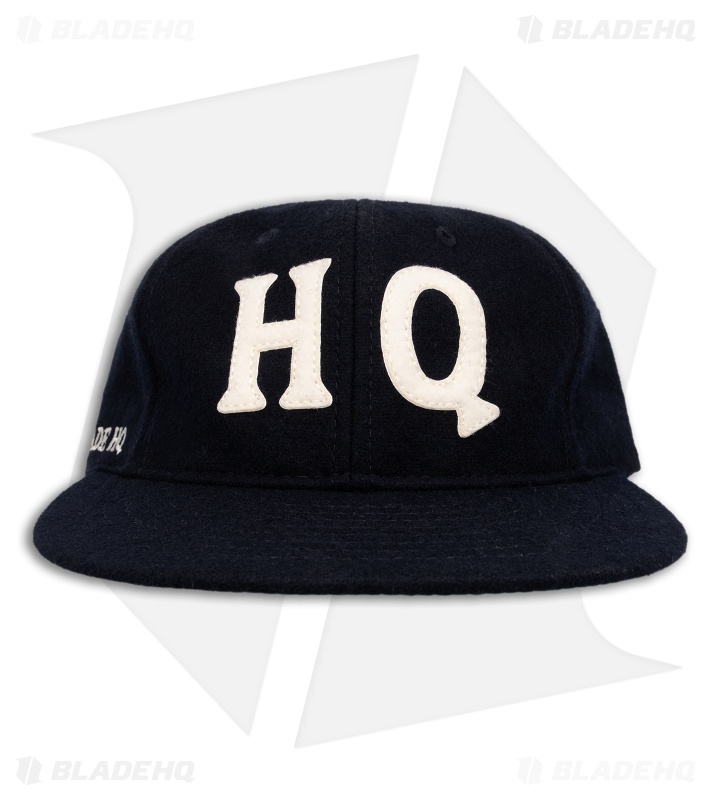 Blade HQ Navy Blue Wool HQ Logo Hat (Adjustable)