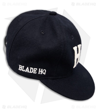 Blade HQ Navy Blue Wool HQ Logo Hat (Adjustable)