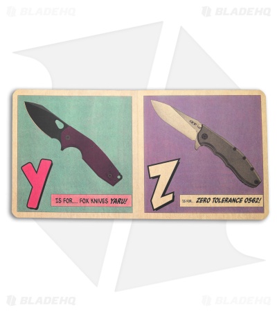 Blade HQ ABCs For Knife Lovers Board Book 