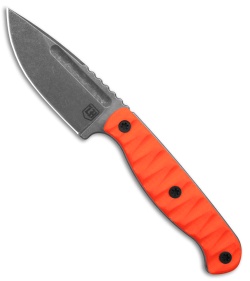 Lionhearted Bladeworks Blue Ridge Scout Fixed Blade Knife Orange G-10 (3" SW)