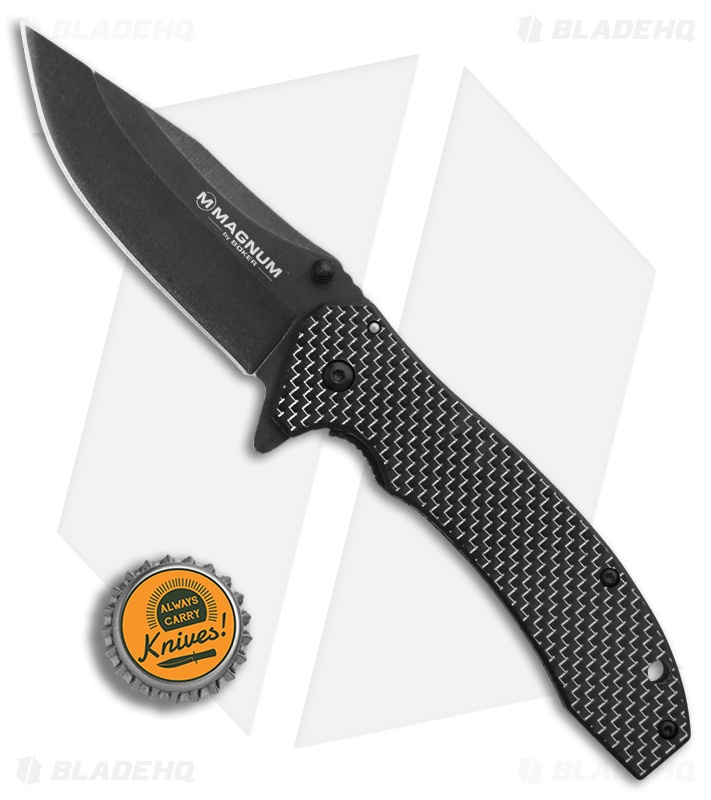 Boker Aircraft Engineer Frame Lock Knife Carbon Fiber/G-10 (3.5" Black SW) 
