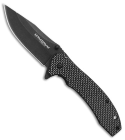 Boker Aircraft Engineer Frame Lock Knife Carbon Fiber/G-10 (3.5" Black SW) 