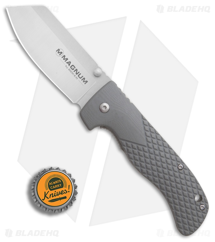 Boker Arctic Ocean Sailor Liner Lock Knife Grey G-10 (3.3" Satin) 01RY844