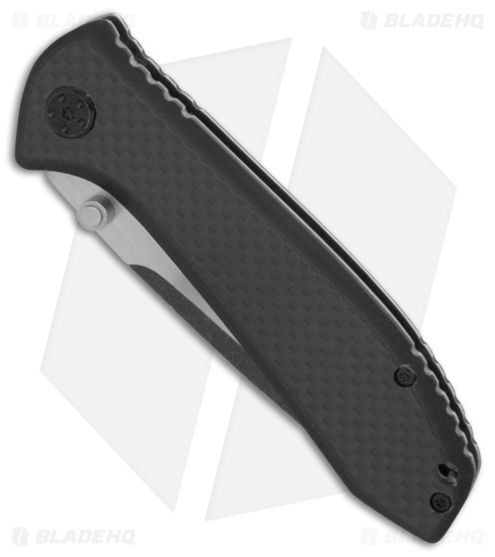 Boker Magnum Carter Frame Lock Knife CF/G-10 (3.5" Black SW) 01RY985