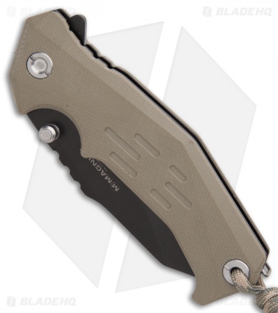 Boker Magnum Dune Buggy Liner Lock Knife Brown G-10 (3.5" Black) 01SC360