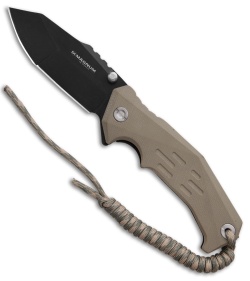 Boker Magnum Dune Buggy Liner Lock Knife Brown G-10 (3.5" Black) 01SC360