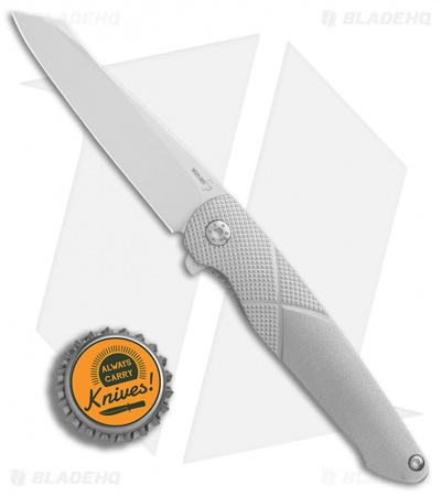 Boker Plus Gent-X Frame Lock Knife Orange Peel Titanium (2.8" Mirror) 01BO261