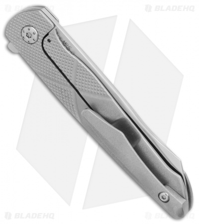 Boker Plus Gent-X Frame Lock Knife Orange Peel Titanium (2.8" Mirror) 01BO261