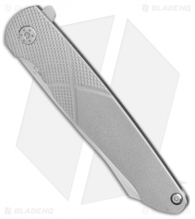 Boker Plus Gent-X Frame Lock Knife Orange Peel Titanium (2.8" Mirror) 01BO261