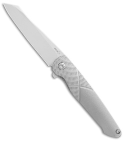 Boker Plus Gent-X Frame Lock Knife Orange Peel Titanium (2.8" Mirror) 01BO261