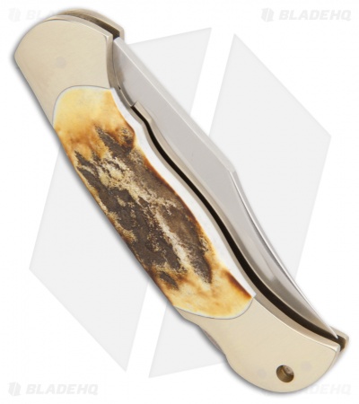 Boker Junior Scout Lockback Knife Stag (2.6" Satin) 111910