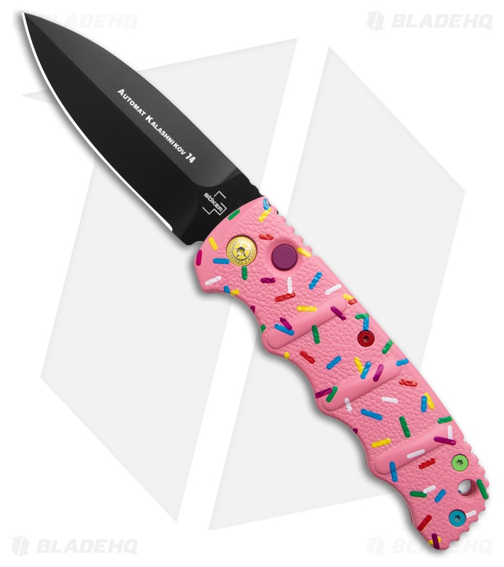 Boker Kalashnikov "Midnight Snack" Dessert Warrior Pink AL (3.25" Black D2)
