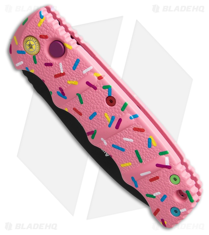 Boker Kalashnikov "Midnight Snack" Dessert Warrior Pink AL (3.25" Black D2)