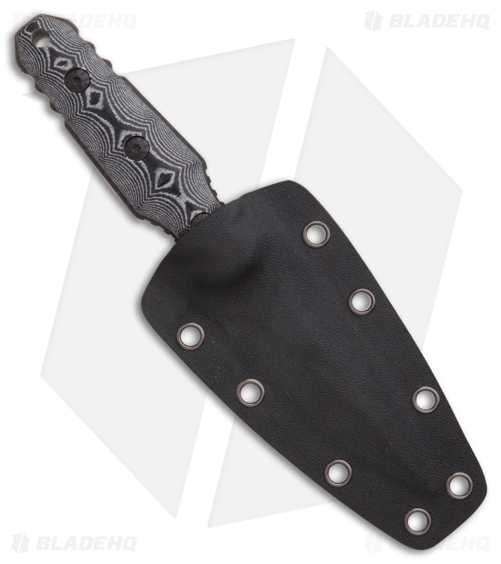 Boker Magnum Lil' Grave Digger Fixed Blade Knife Micarta (3.7" Black SW) 02SC518