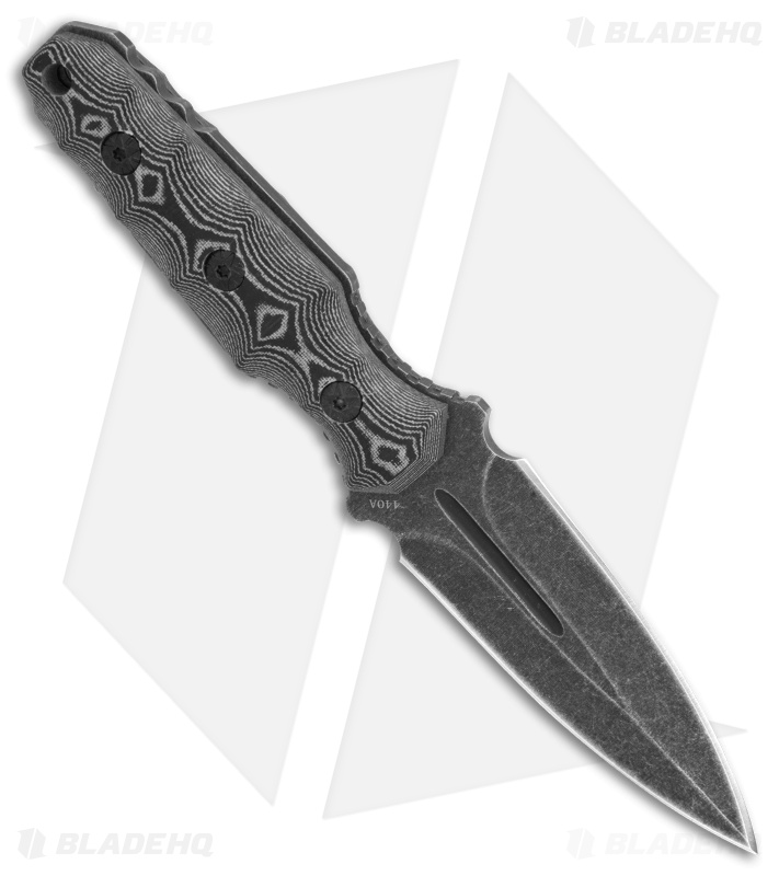 Boker Magnum Lil' Grave Digger Fixed Blade Knife Micarta (3.7" Black SW) 02SC518
