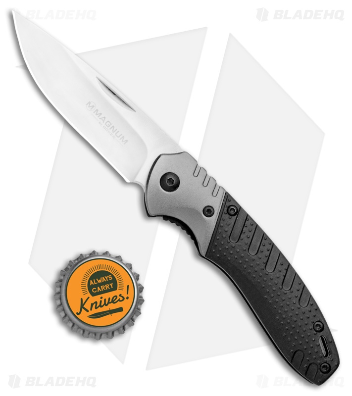 Boker Magnum Advance Pro EDC Liner Lock Knife Black Aluminum (2.8" Black)