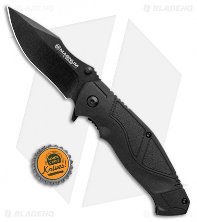 Boker Magnum Advance Pro Liner Lock Knife Black (3.125" Black)