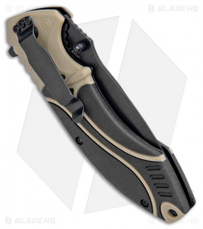 Boker Plus Advance Pro Liner Lock Knife Desert Tan (3.5" Black)