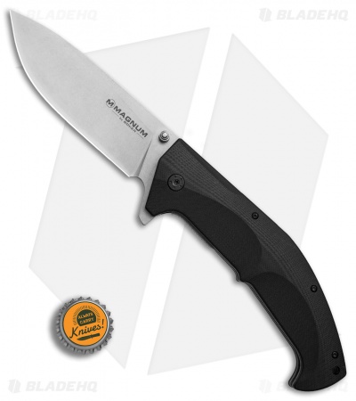 Boker Magnum Colussus Liner Lock Black G-10 (4.75" Stonewash) 01RY182