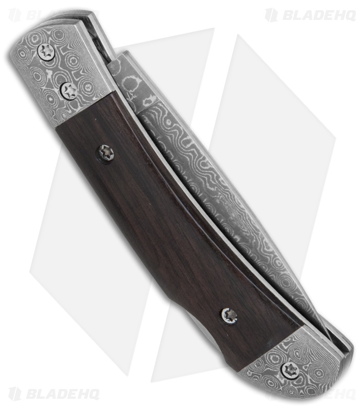 Boker Magnum Damascus Countess Lockback Knife Ebony (2.1" Damascus) 01MB049DAM