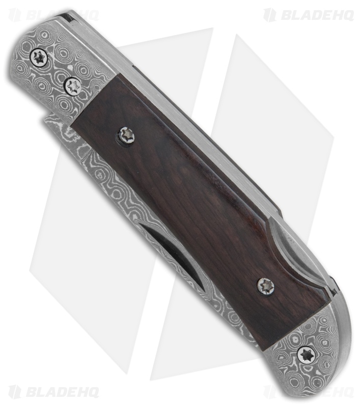 Boker Magnum Damascus Countess Lockback Knife Ebony (2.1" Damascus) 01MB049DAM