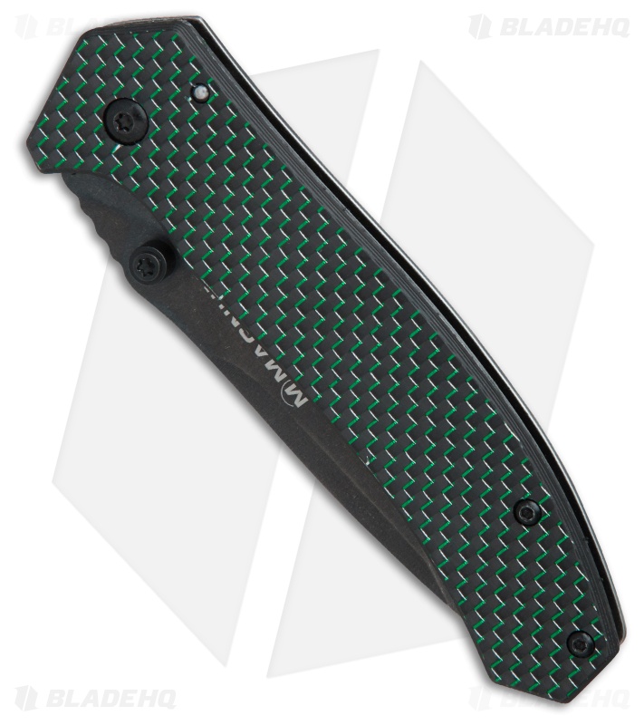 Boker Magnum Green Strike Frame Lock Knife LSCF/G-10 (3.3" Black SW) 01MB637
