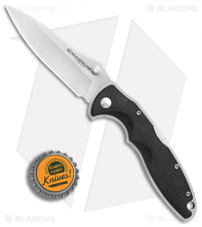 Boker Magnum X-Over Lockback Knife Black G-10 (3.1 Satin) 01SC365