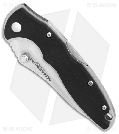 Boker Magnum X-Over Lockback Knife Black G-10 (3.1 Satin) 01SC365