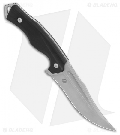 Boker Plus Masada Fixed Blade Knife Black G-10 (4.6" Stonewash) 02BO771