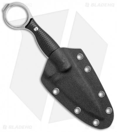 Boker Plus Accomplice Fixed Blade Knife Black G-10 (3.1" Satin)