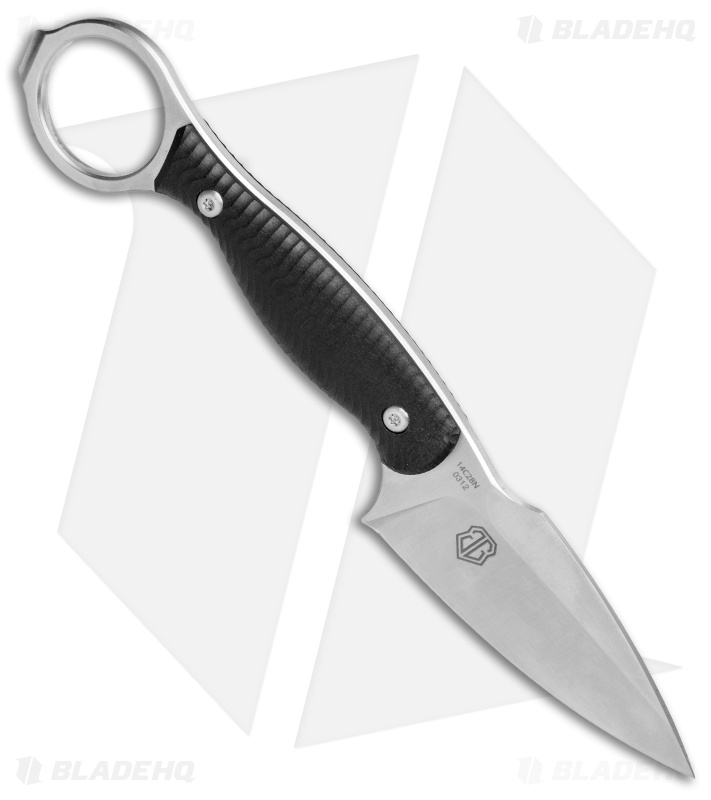 Boker Plus Accomplice Fixed Blade Knife Black G-10 (3.1" Satin)