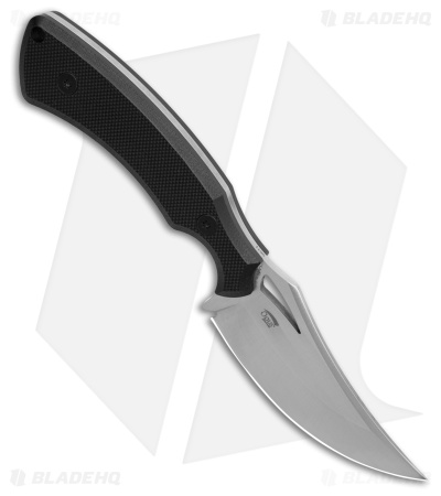 Boker Plus Tavros Fixed Blade Knife Black G-10 (2.8" Stonewash) 02BP0007
