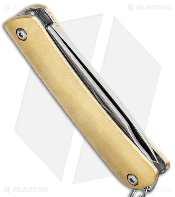 Boker Plus Mini Tech Tool  2 Multi Tool Brass (4-in-1)