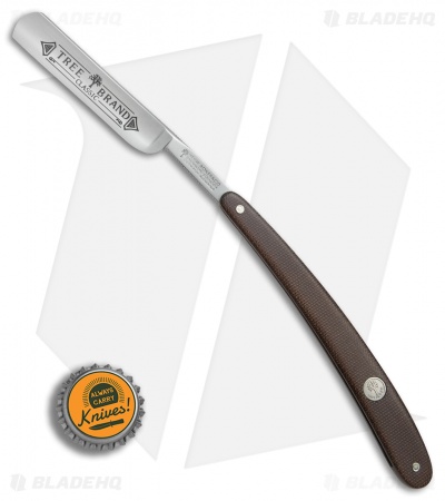 Boker Tree Brand Spanish Point Razor Canvas Micarta (5/8" Carbon Steel) 140426