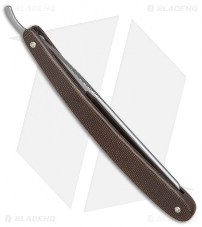 Boker Tree Brand Spanish Point Razor Canvas Micarta (5/8" Carbon Steel) 140426
