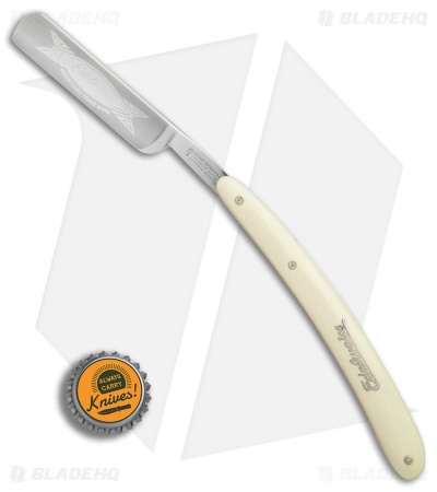 Boker Tree Edelweiss Spanish Point Razor Elforyn Ivory (5.6" Carbon) 140720