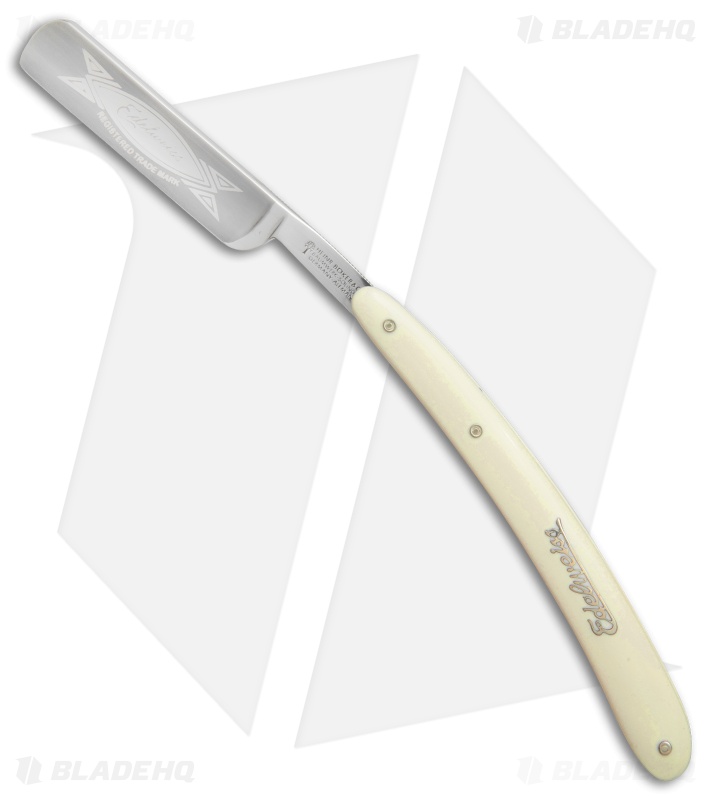 Boker Tree Edelweiss Spanish Point Razor Elforyn Ivory (5.6" Carbon) 140720
