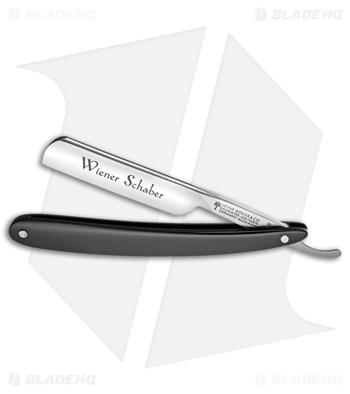 Boker Straight Razor Wiener Schaber Dark Gray Synthetic (3.3