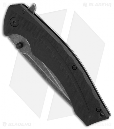 Boker T-Rex Eyetooth Frame Lock Knife Black G-10 (3.6" Black Stonewash) 01RY971
