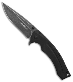 Boker T-Rex Eyetooth Frame Lock Knife Black G-10 (3.6" Black Stonewash) 01RY971