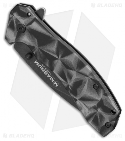 Boker Topographic Frame Lock Knife  (3.2" Black Stonewash) 01MB636