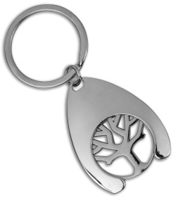 Boker Knives Trolley Coin Keychain - Gray BO090152