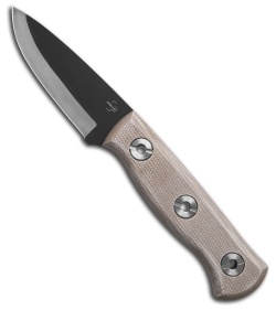 Boker Vigtig 2.0 Drop Point Fixed Blade Knife Brown Micarta (3.5" Two-Tone)