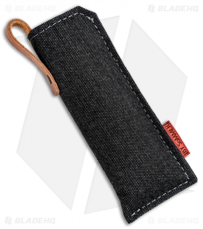 Bond Knives Custom Huli Maka Flip Frame Lock Knife Black Polish Ti (3.75" Satin)